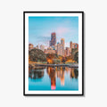 Chicago Lincoln Park Skyline Fine Art Photo Print, Wall Decor Poster, Illinois USA
