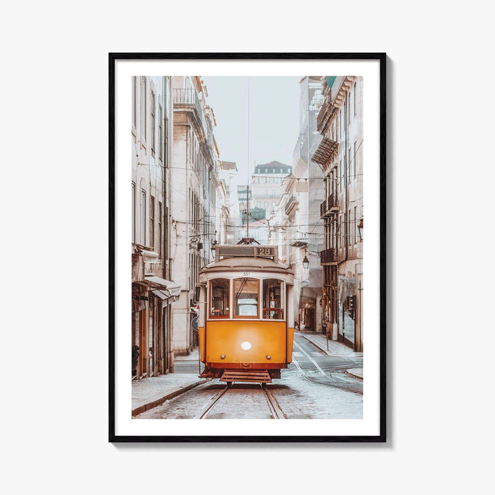 Lisbon Fine Art Photo Print, Tram 28, Lisboa Portugal Wall Decor Poster