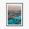 London Skyline Fine Art Photo Print, Thames River, England, UK, Wall Decor, Poster