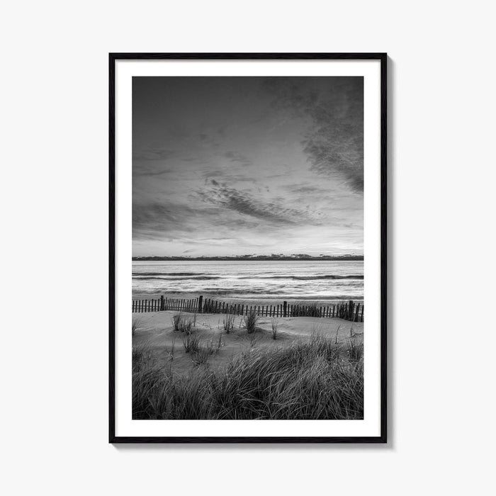 Long Beach Island Black and White Fine Art Photo Print, Beach Haven NJ Poster