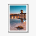 Huntington Beach Pier Fine Art Photo Print, Orange County, California USA Wall Poster