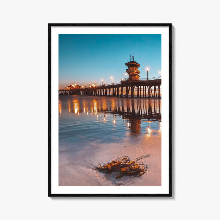 Huntington Beach Pier Fine Art Photo Print, Orange County, California USA Wall Poster