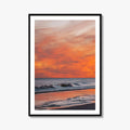 Jones Beach Pink and Orange Fine Art Photo Print, Long Island NY Poster