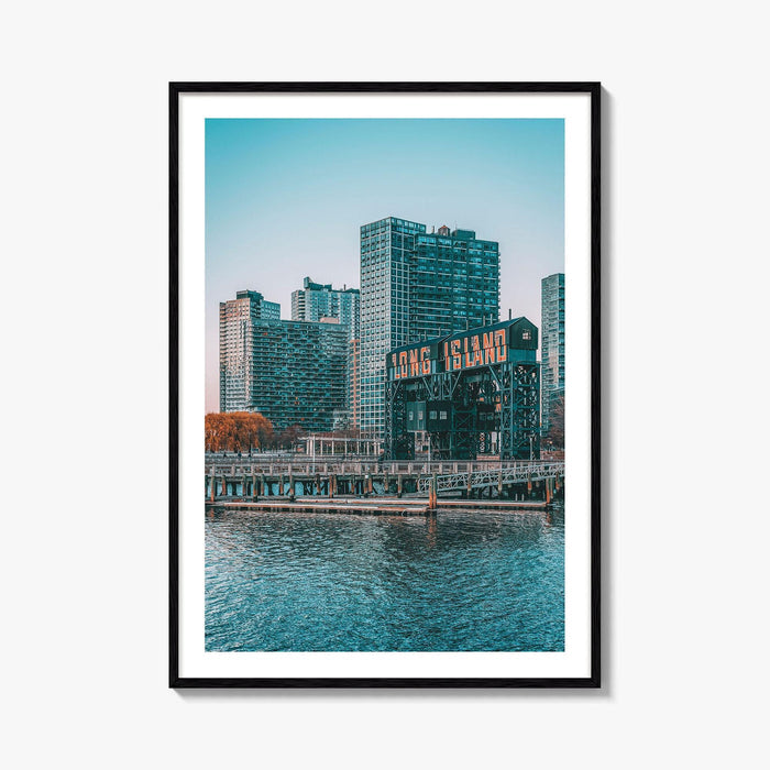 Long Island City Fine Art Photo Print, Queens Waterfront, New York NYC Poster