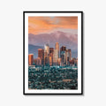 Los Angeles Skyline Fine Art Photo Print, California, USA, Wall Decor Poster, LA