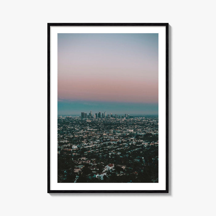 Los Angeles Skyline Fine Art Photo Print, Decor Poster, Griffith Observatory, California, USA
