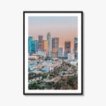 Los Angeles Skyline Fine Art Photo Print, LA, California Poster, USA