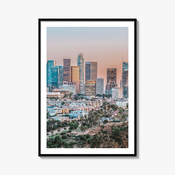 Los Angeles Skyline Fine Art Photo Print, LA, California Poster, USA