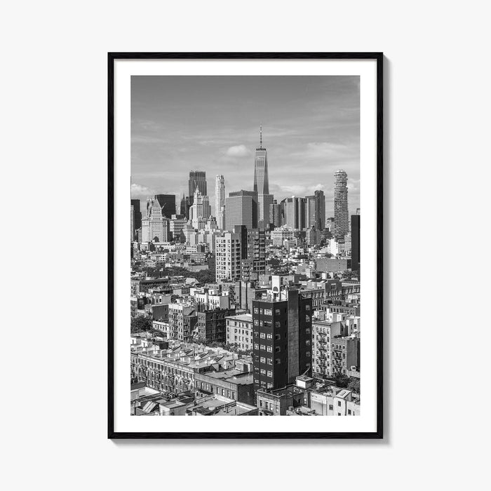 Lower East Side Black and White Fine Art Photo Print, New York Manhattan Poster