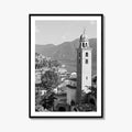 Lugano Black and White Fine Art Photo Print, Old Town, Ticino, Switzerland, Wall Decor