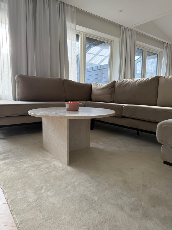 Luma Viscose Rug - Mushroom - Handwoven