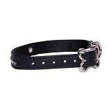 Luna Collar Xsml Black Paw