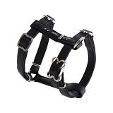 Luna H-Harness Xsml Black Paw