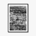 Lviv Black and White Fine Art Photo Print, Historic City Center, Ukraine Poster