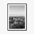 Vieux Lyon Black and White Fine Art Photo Print, Croix-Rousse, France, Wall Decor Poster