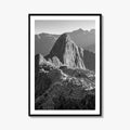 Machu Picchu Black and White Fine Art Photo Print, Cusco, Peru Wall Decor, Inca