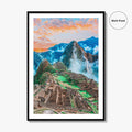 Machu Picchu Fine Art Photo Print, Cusco Peru, Inca Terraces Wall Decor Poster