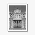 Madrid Black and White Fine Art Photo Print, Royal Palace, Spain Poster, Palacio Real