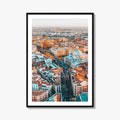 Madrid Fine Art Photo Print, Aerial View, La Latina Spain Poster