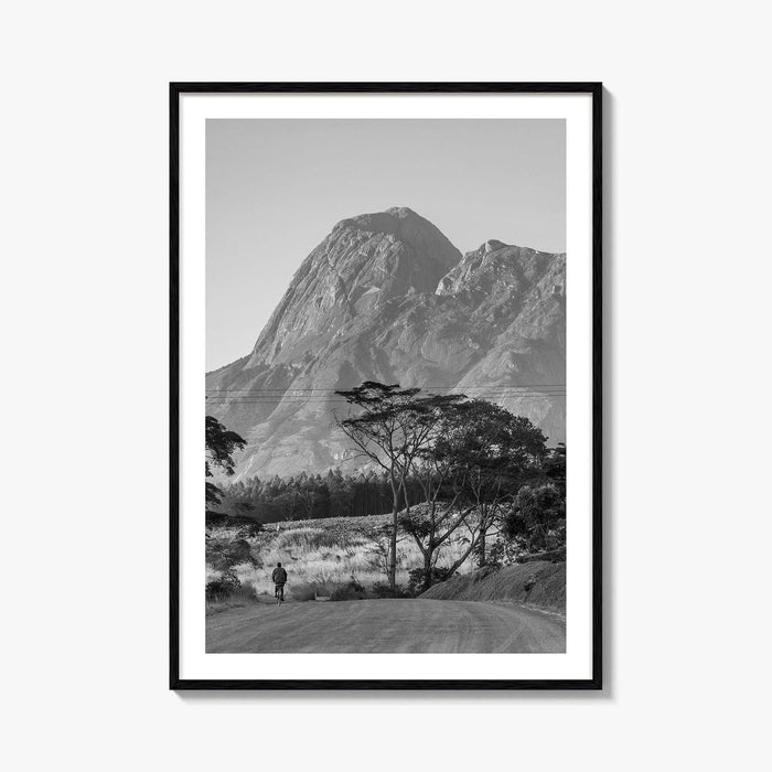 Mulanje Massif Malawi Black and White Fine Art Photo Print, Mount Mulanje, Sapitwa Peak