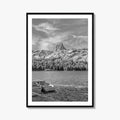 Mammoth Lakes Black and White Fine Art Photo Print, Lake George, Crystal Crag, California