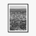 Manchester Skyline Black and White Fine Art Photo Print, England Poster