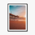 Manhattan Beach Fine Art Photo Print, California Pier Poster