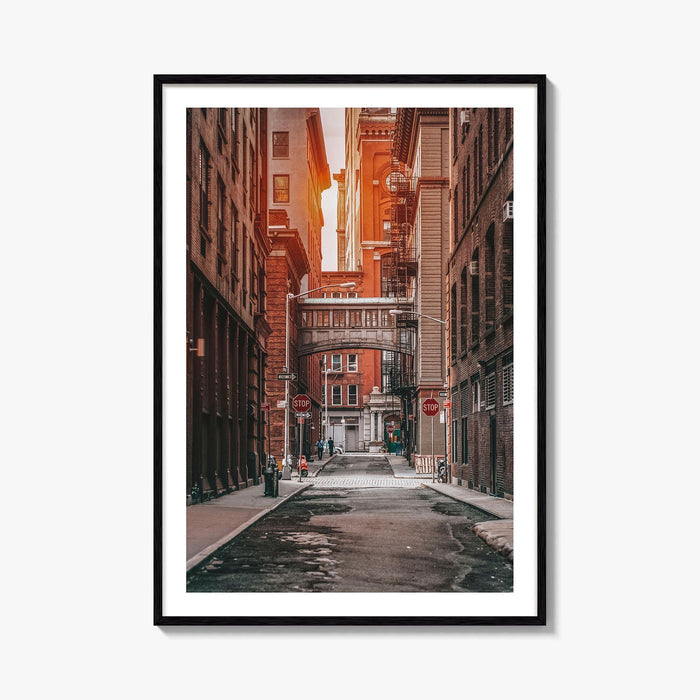 Manhattan Fine Art Photo Print, Tribeca Street, New York City NYC, Photo Poster