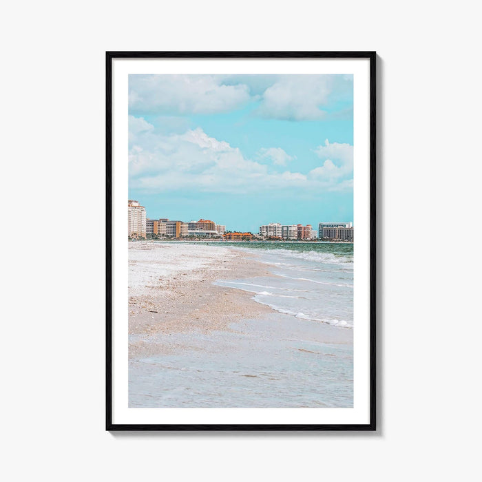 Marco Island Skyline Fine Art Photo Print, South Beach Ocean, Florida USA Poster