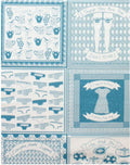 Marcus Fabrics Everyone Needs Support Canvas Panel in Blue & Pink