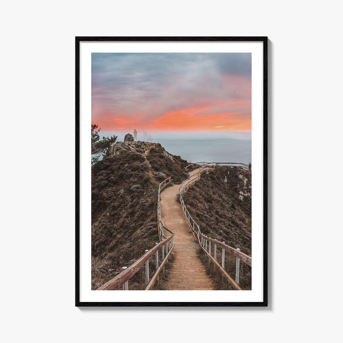 Marin County Fine Art Photo Print, Muir Beach Overlook, California Bay Area Wall Poster