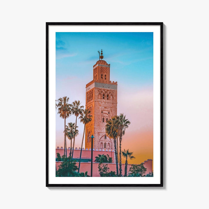 Marrakesh Fine Art Photo Print, Koutoubia Mosque, Medina, Marrakech, Morocco, Wall Decor, Poster