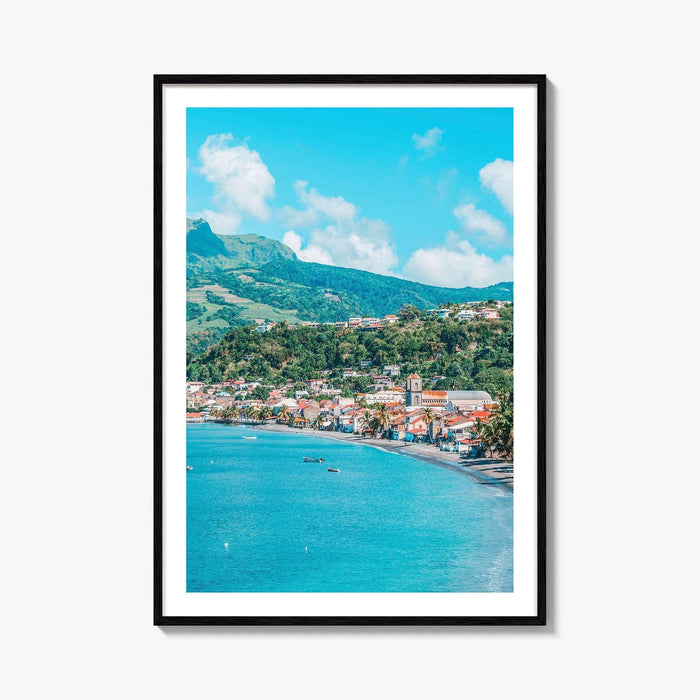 Martinique Fine Art Photo Print, Saint-Pierre, Mount Pelée Volcano, Caribbean Wall Decor