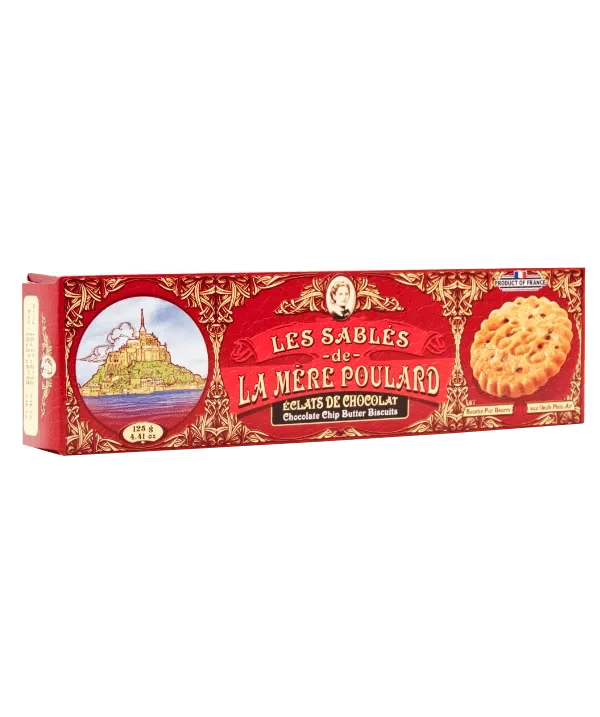 Mère Poulard Chocolate Chip Butter Biscuits, 125g