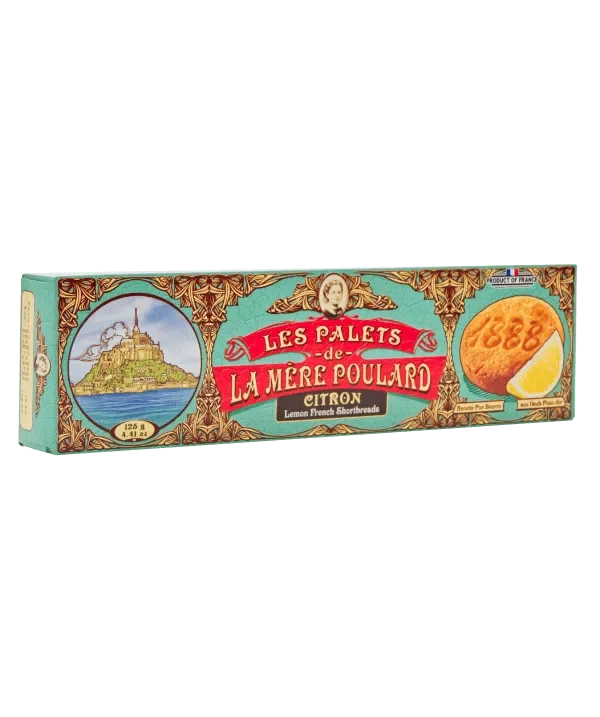 Mère Poulard Lemon French Shortbreads, 125g