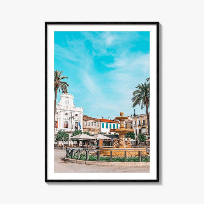 Merida Fine Art Photo Print, Plaza de España, Extremadura, Spain Poster
