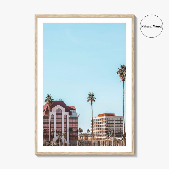 Mesa Skyline Fine Art Photo Print, Downtown Wall Decor, Arizona AZ Poster, USA