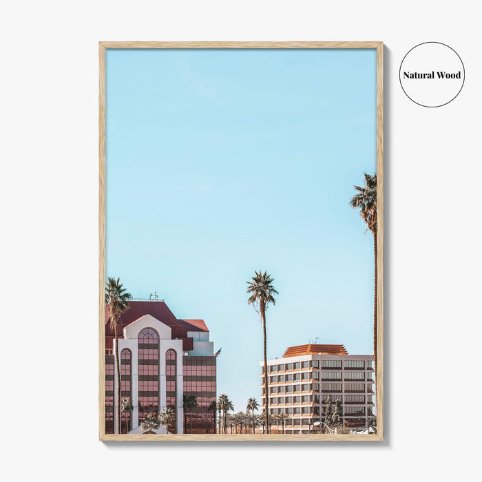 Mesa Skyline Fine Art Photo Print, Downtown Wall Decor, Arizona AZ Poster, USA