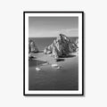 Cabo San Lucas Black and White Fine Art Photo Print, Mexico Poster