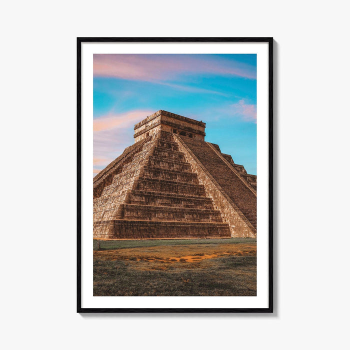 Chichen Itza Fine Art Photo Print, El Castillo, Temple of Kukulcan, Mexico Poster