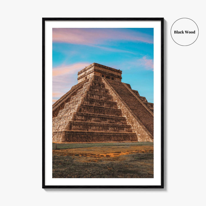 Chichen Itza Fine Art Photo Print, El Castillo, Temple of Kukulcan, Mexico Poster