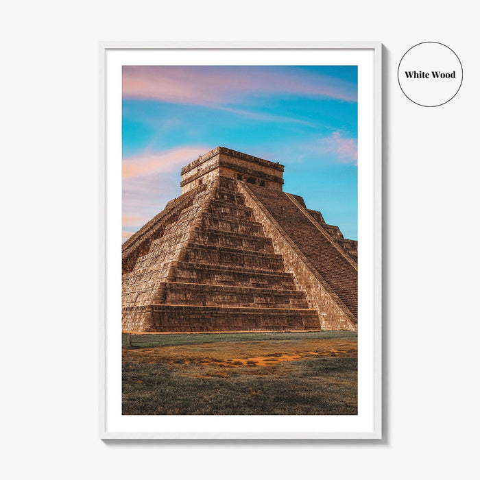 Chichen Itza Fine Art Photo Print, El Castillo, Temple of Kukulcan, Mexico Poster