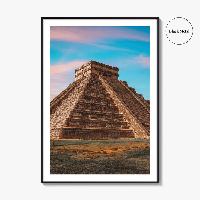 Chichen Itza Fine Art Photo Print, El Castillo, Temple of Kukulcan, Mexico Poster