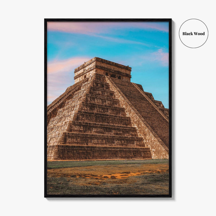 Chichen Itza Fine Art Photo Print, El Castillo, Temple of Kukulcan, Mexico Poster