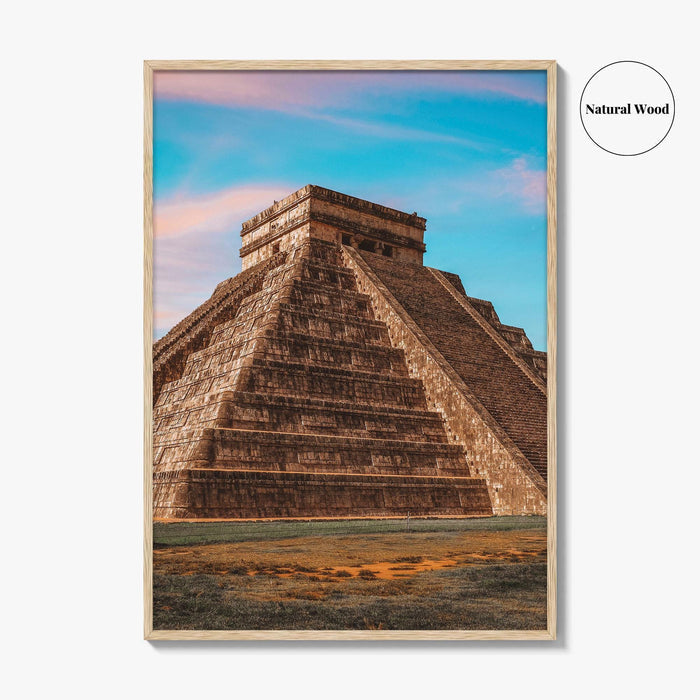 Chichen Itza Fine Art Photo Print, El Castillo, Temple of Kukulcan, Mexico Poster