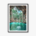 Ik Kil Cenote Mexico Fine Art Photo Print, Yucatan Peninsula, Chichen Itza Poster