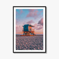 Miami Fine Art Photo Print, South Beach Florida, Wall Decor, Lifeguard Tower