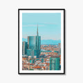 Milan Skyline Fine Art Photo Print, Milano, Lombardy, Italy Wall Poster