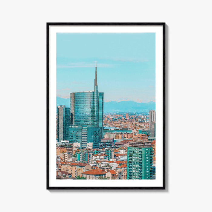 Milan Skyline Fine Art Photo Print, Milano, Lombardy, Italy Wall Poster