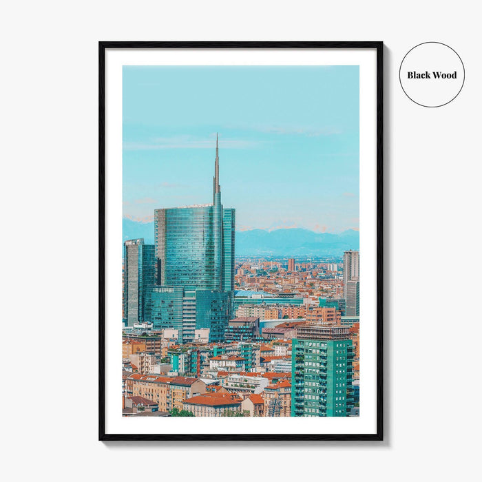 Milan Skyline Fine Art Photo Print, Milano, Lombardy, Italy Wall Poster